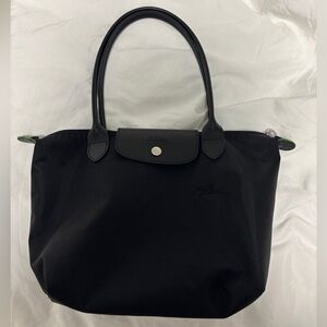 Medium Black Longchamp - Green series